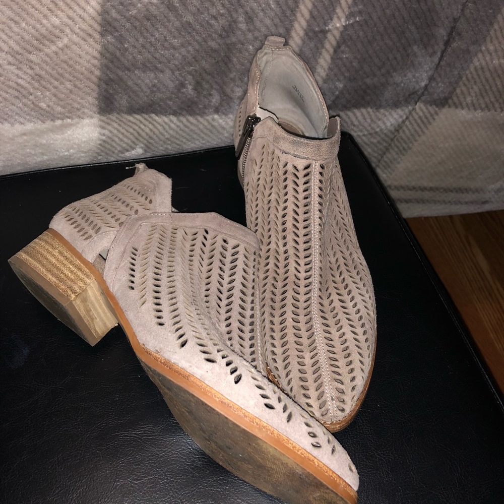 Vince Camuto Perforated Booties